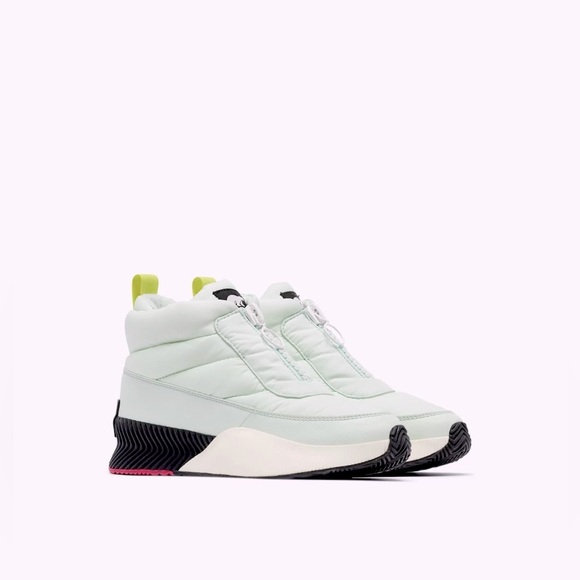 Sorel Out N About III Waterproof Puffy Zip Boots ✨ Sea Sprite + Chalk Size 11 - Picture 2 of 11